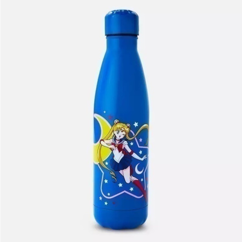 Sailor Moon Stainless Steel Blue Water Bottle ✨ | NWT | Bioworld 💛